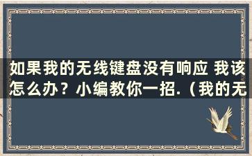 如果我的无线键盘没有响应 我该怎么办？小编教你一招.（我的无线键盘没反应怎么办）